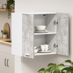 60x31x60cm Grey Wall Cabinet for Practical Kitchen Storage