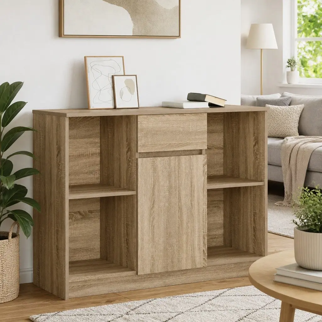Storage Solutions with Brown Sideboard Cabinet