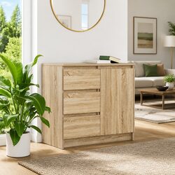 Practical Brown Sideboard for Any Room's Needs