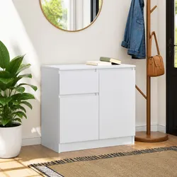 Functional White Sideboard for Your Living or Dining Room