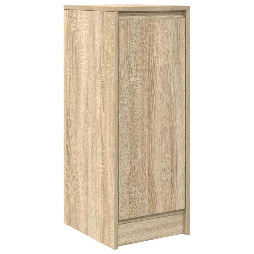 Sideboard Engineered Wood 29.5 x 34 x 76 cm Brown Storage Cabinet Buffet Furniture