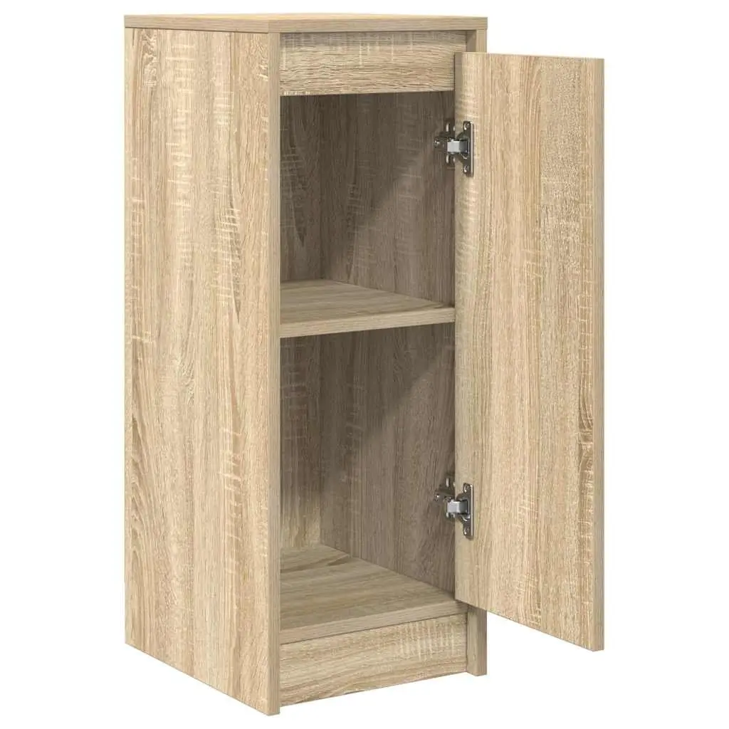 Sideboard Engineered Wood 29.5 x 34 x 76 cm Brown Storage Cabinet Buffet Furniture