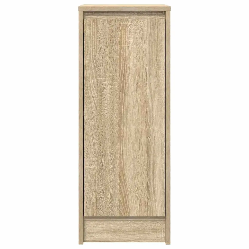 Sideboard Engineered Wood 29.5 x 34 x 76 cm Brown Storage Cabinet Buffet Furniture