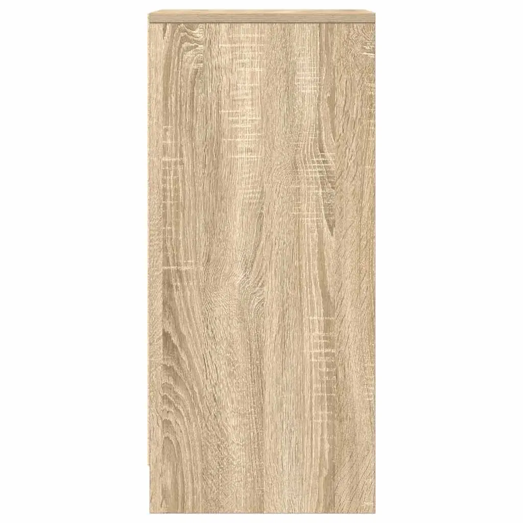 Sideboard Engineered Wood 29.5 x 34 x 76 cm Brown Storage Cabinet Buffet Furniture