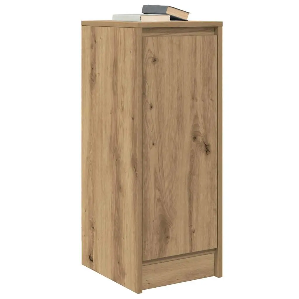 Sideboard Storage Cabinet Brown Engineered Wood Buffet Cupboard Door Organiser