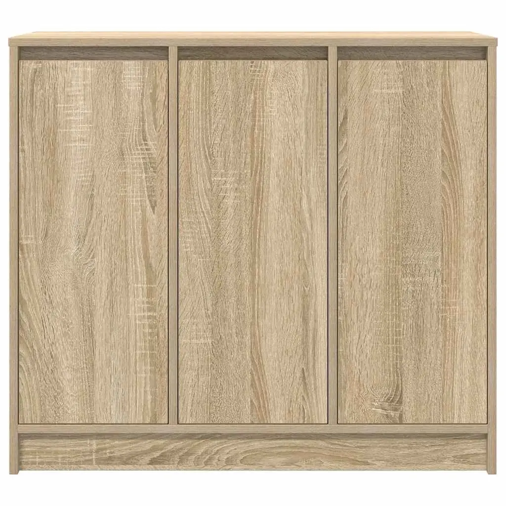 Sideboard Engineered Wood 85x34x76 cm Sonoma Oak Brown Storage Cabinet