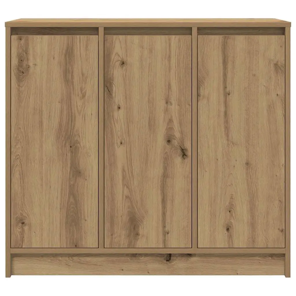 Sideboard Buffet Cabinet Engineered Wood 85x34x76cm Brown Artisan Oak