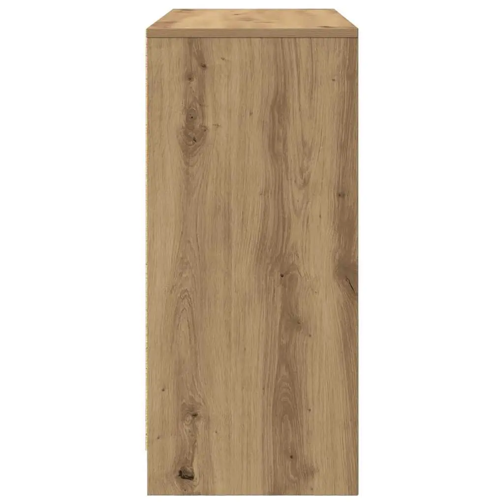 Sideboard Buffet Cabinet Engineered Wood 85x34x76cm Brown Artisan Oak
