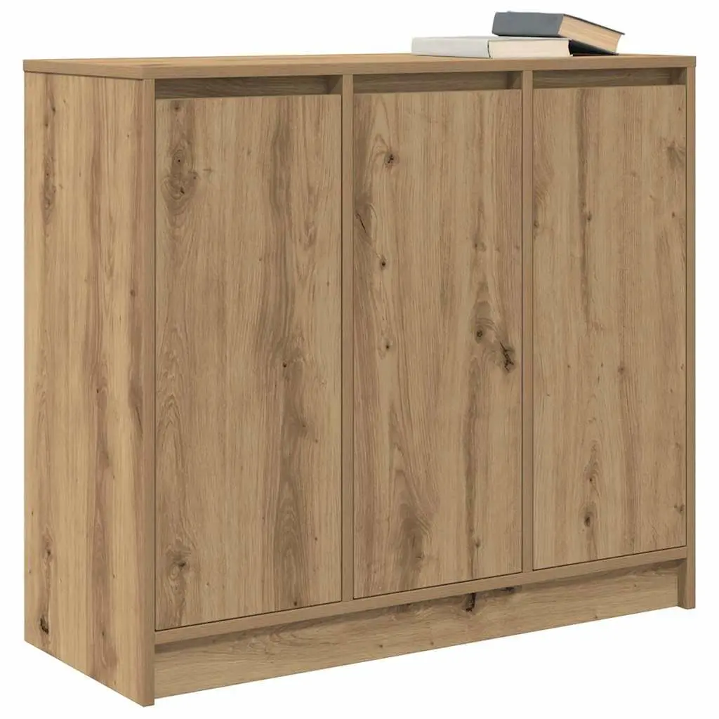 Sideboard Buffet Cabinet Engineered Wood 85x34x76cm Brown Artisan Oak