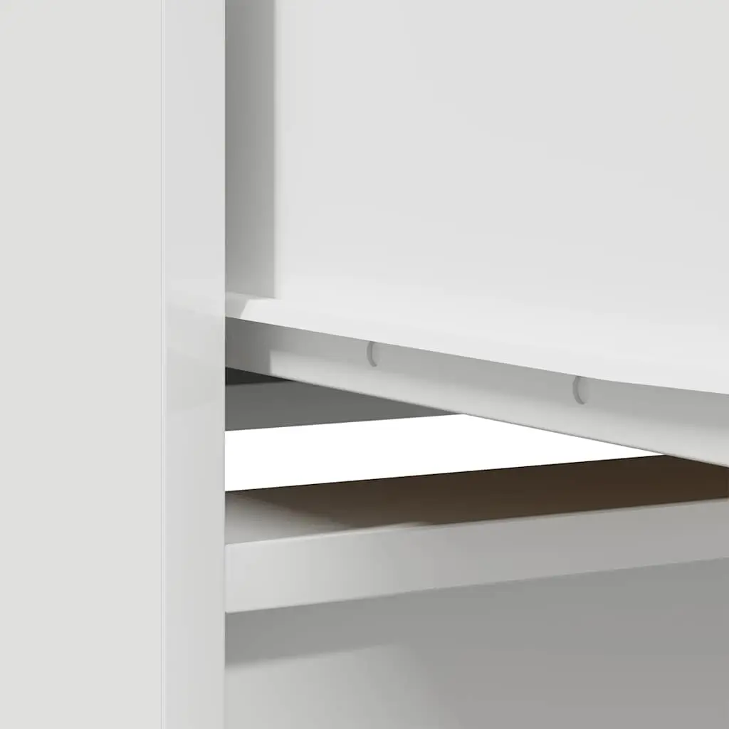 Storage Cabinet with Drawer White Engineered Wood Furniture Sideboard Buffet