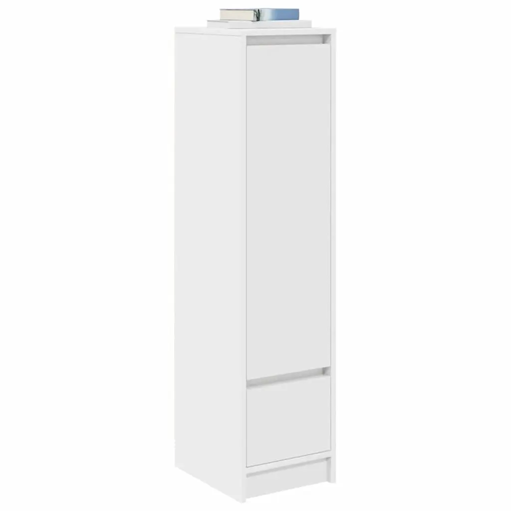 Highboard Storage Cabinet Engineered Wood White 295x34x1195cm Buffet for Dining Room