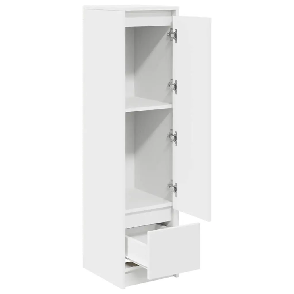 Highboard Storage Cabinet Engineered Wood White 295x34x1195cm Buffet for Dining Room