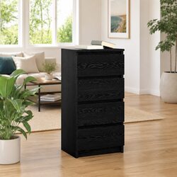 Versatile Black Oak Sideboard for Any Room Use