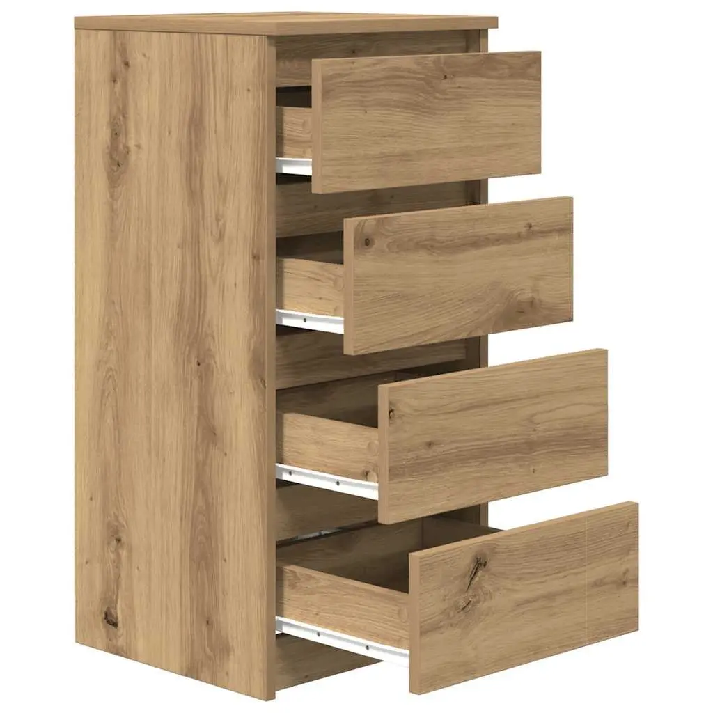 Sideboard Engineered Wood Storage Cabinet Buffet Furniture Brown Artisan Oak