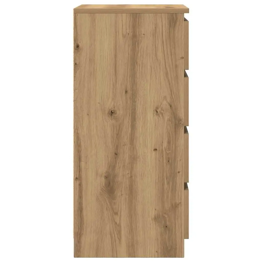 Sideboard Engineered Wood Storage Cabinet Buffet Furniture Brown Artisan Oak