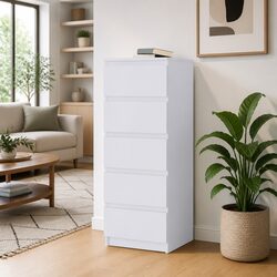 Practical White Sideboard with Drawers for Home Use