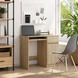 Functional Office Desk with Storage for Home Use