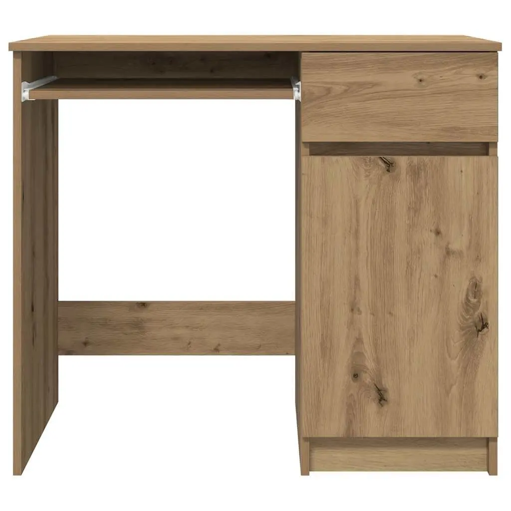 Office Desk for Home Use in Brown Engineered Wood