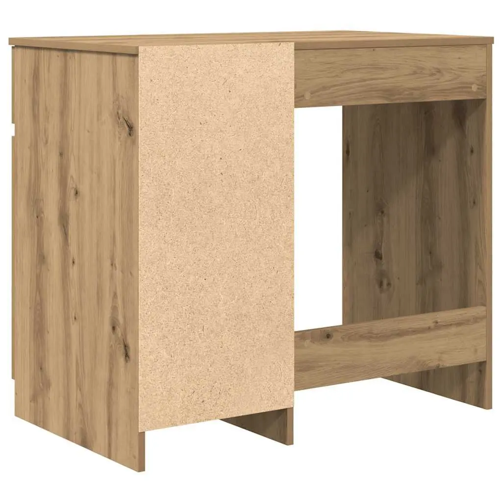 Office Desk for Home Use in Brown Engineered Wood