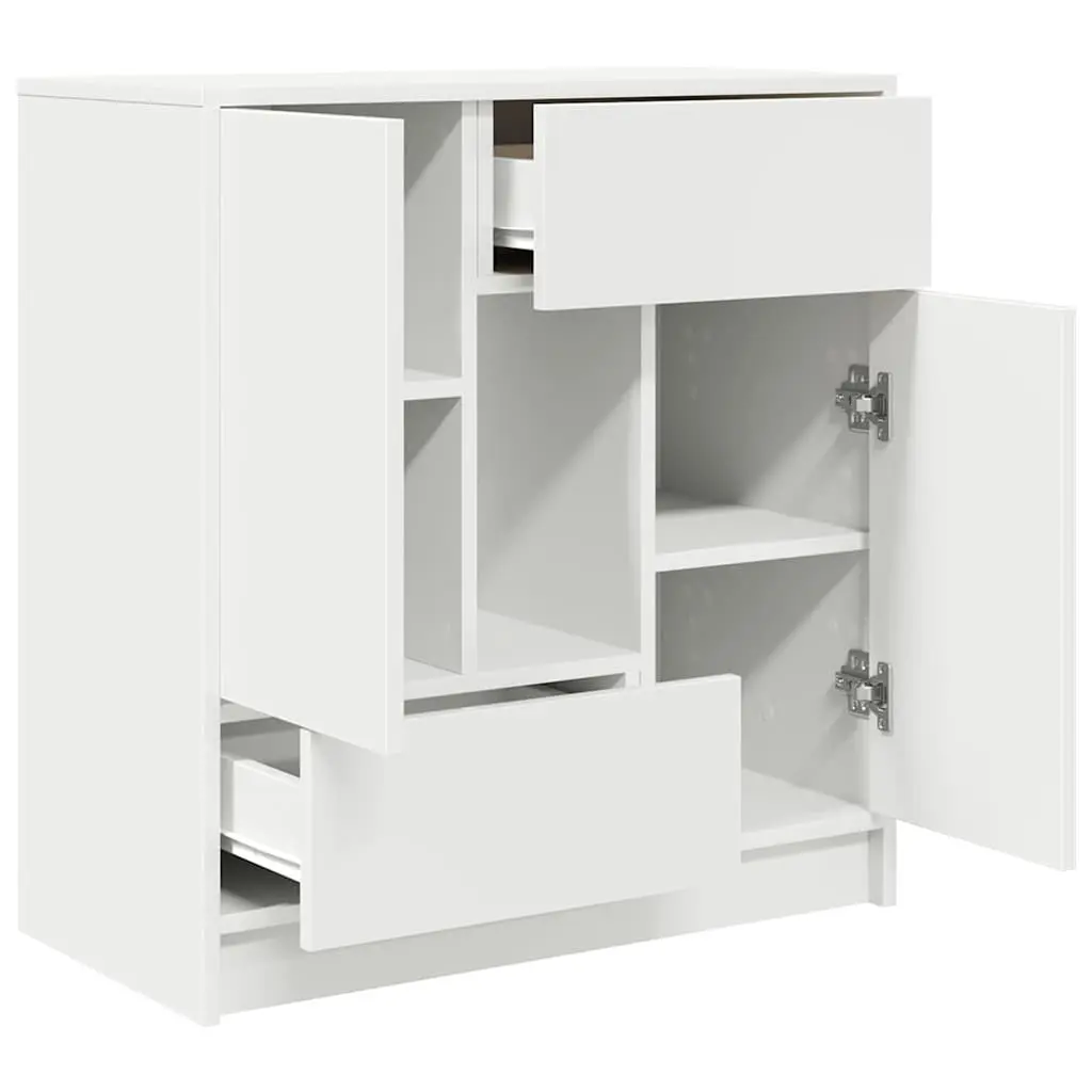 White Sideboard for Living and Dining Areas