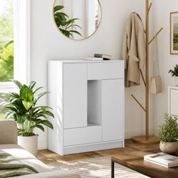 Versatile White Buffet Cabinet for Every Room