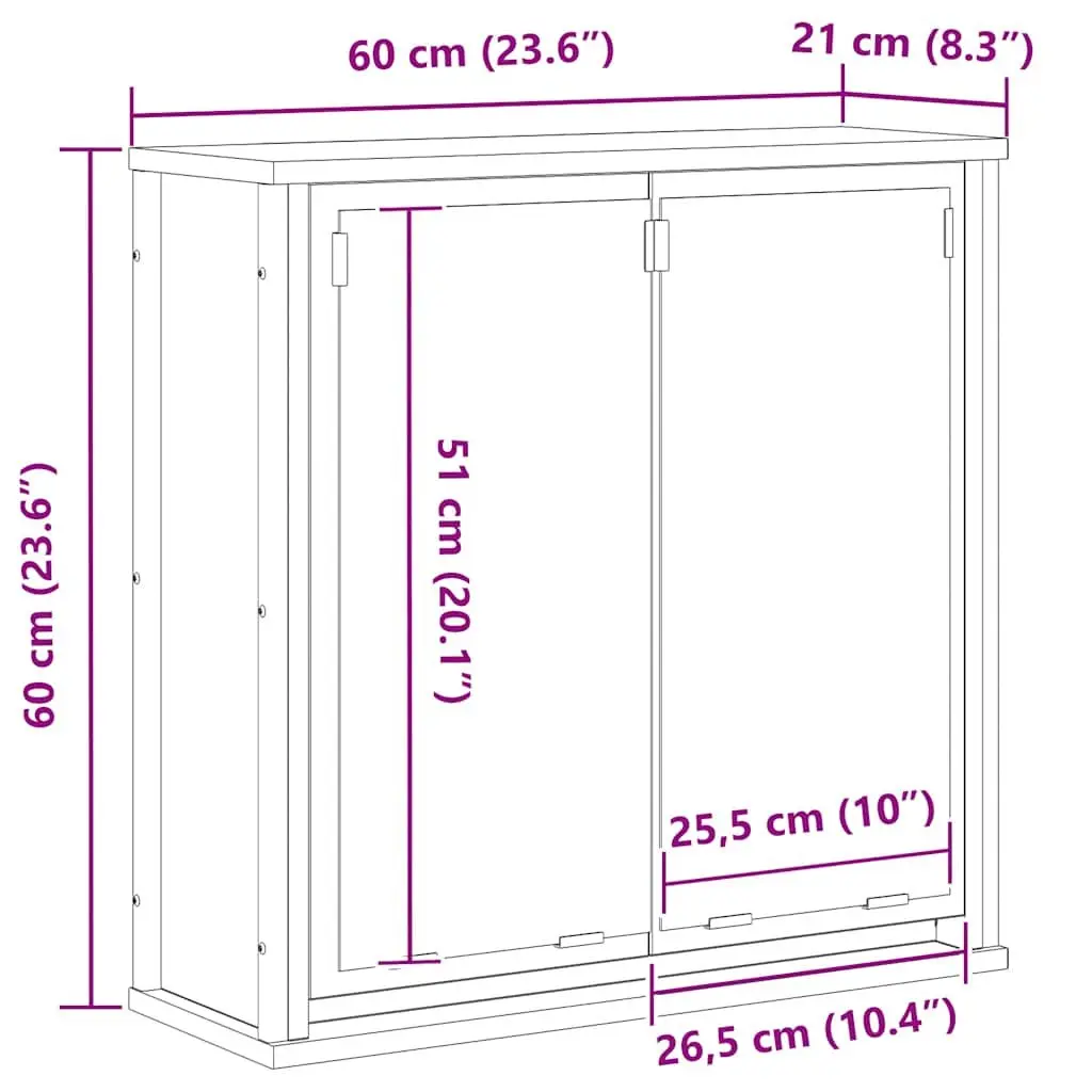 Black Oak Cabinet for Bathroom Organization