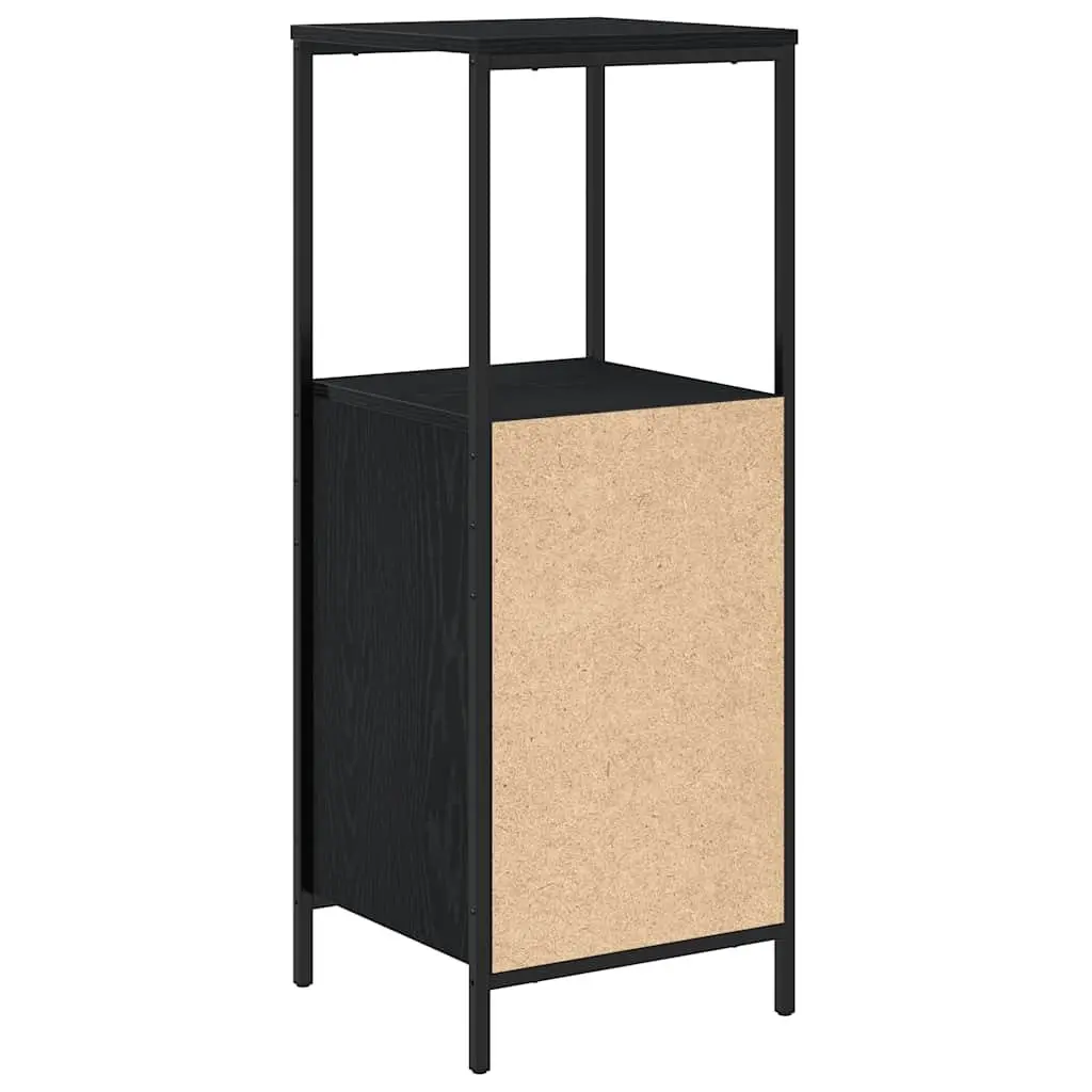 Bathroom Vanity Cabinet Engineered Wood 36x35x95cm Black Oak