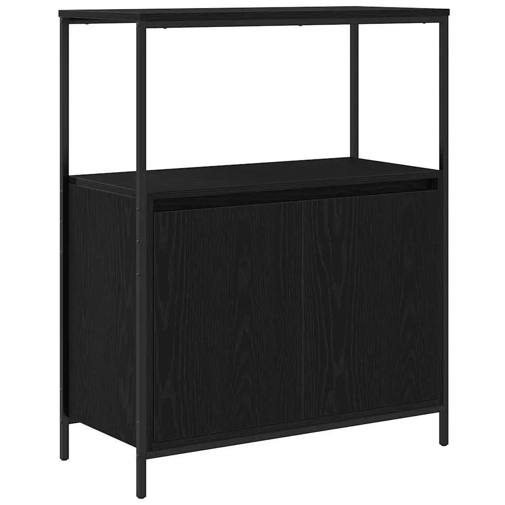 Bathroom Vanity Cabinet Engineered Wood 76.5 x 35 x 95 cm Black Oak