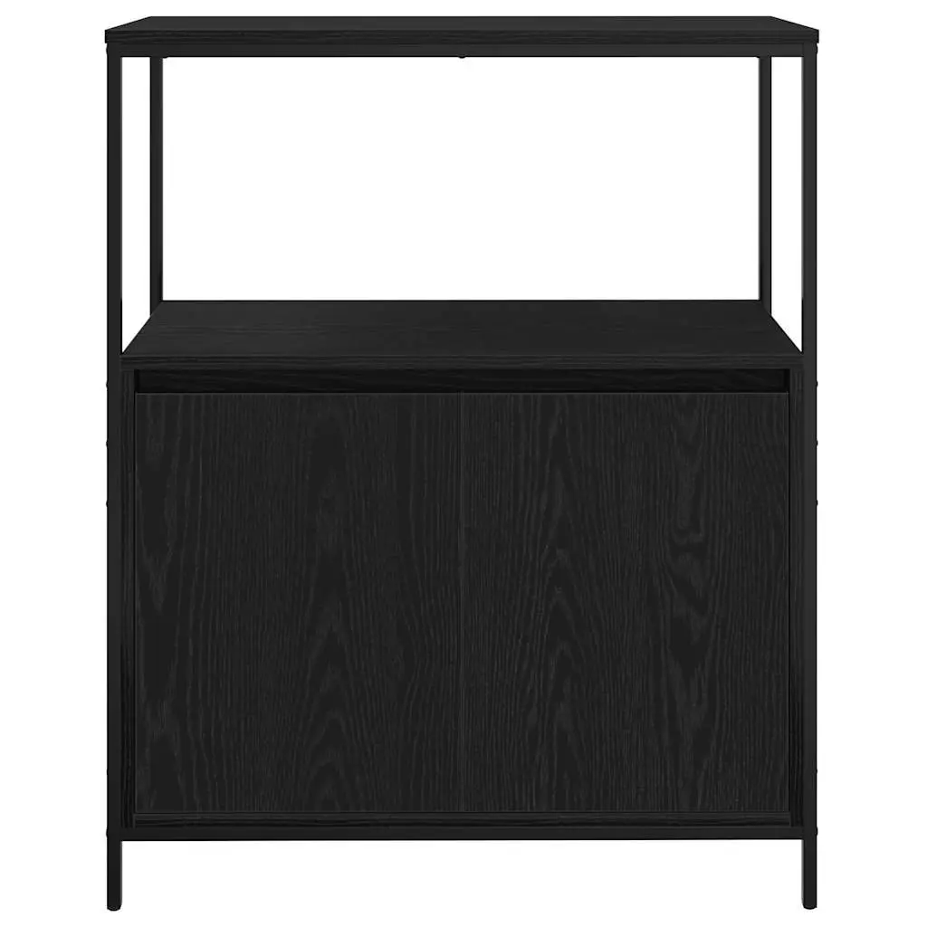 Bathroom Vanity Cabinet Engineered Wood 76.5 x 35 x 95 cm Black Oak