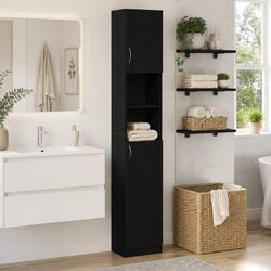 Versatile Bathroom Cabinet for Daily Storage Needs 32x25.5x190 cm