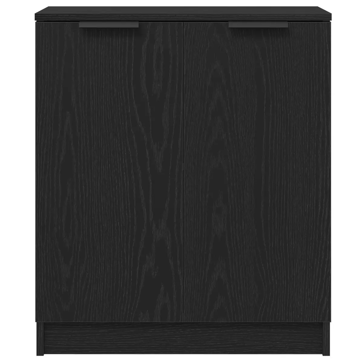 Sideboard Engineered Wood 60x30x70cm Black Modern Storage Cabinet Living Dining Room