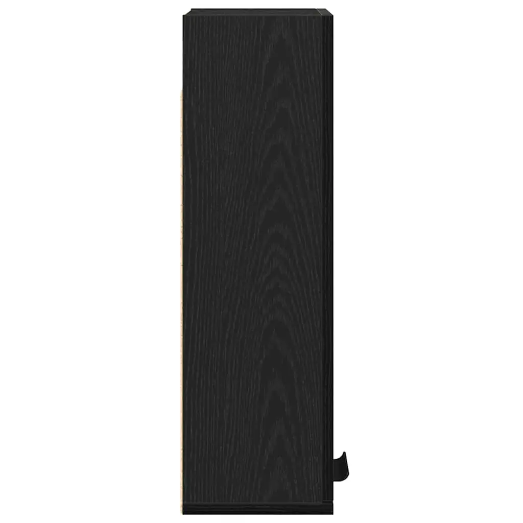 Wall-mounted Bathroom Cabinet Engineered Wood 32 x 20 x 67 cm Black Oak