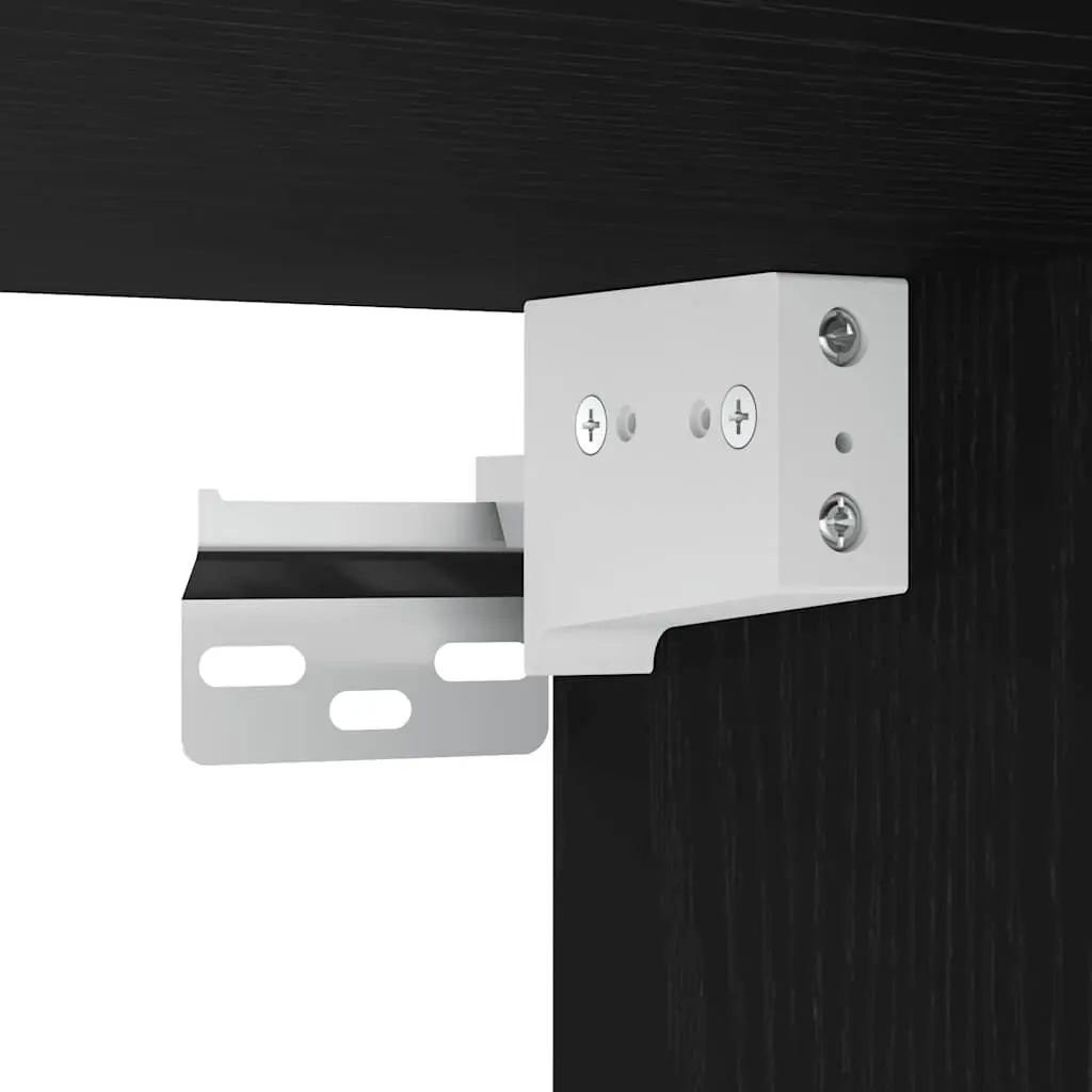 Wall-mounted Bathroom Cabinet Engineered Wood 32 x 20 x 67 cm Black Oak