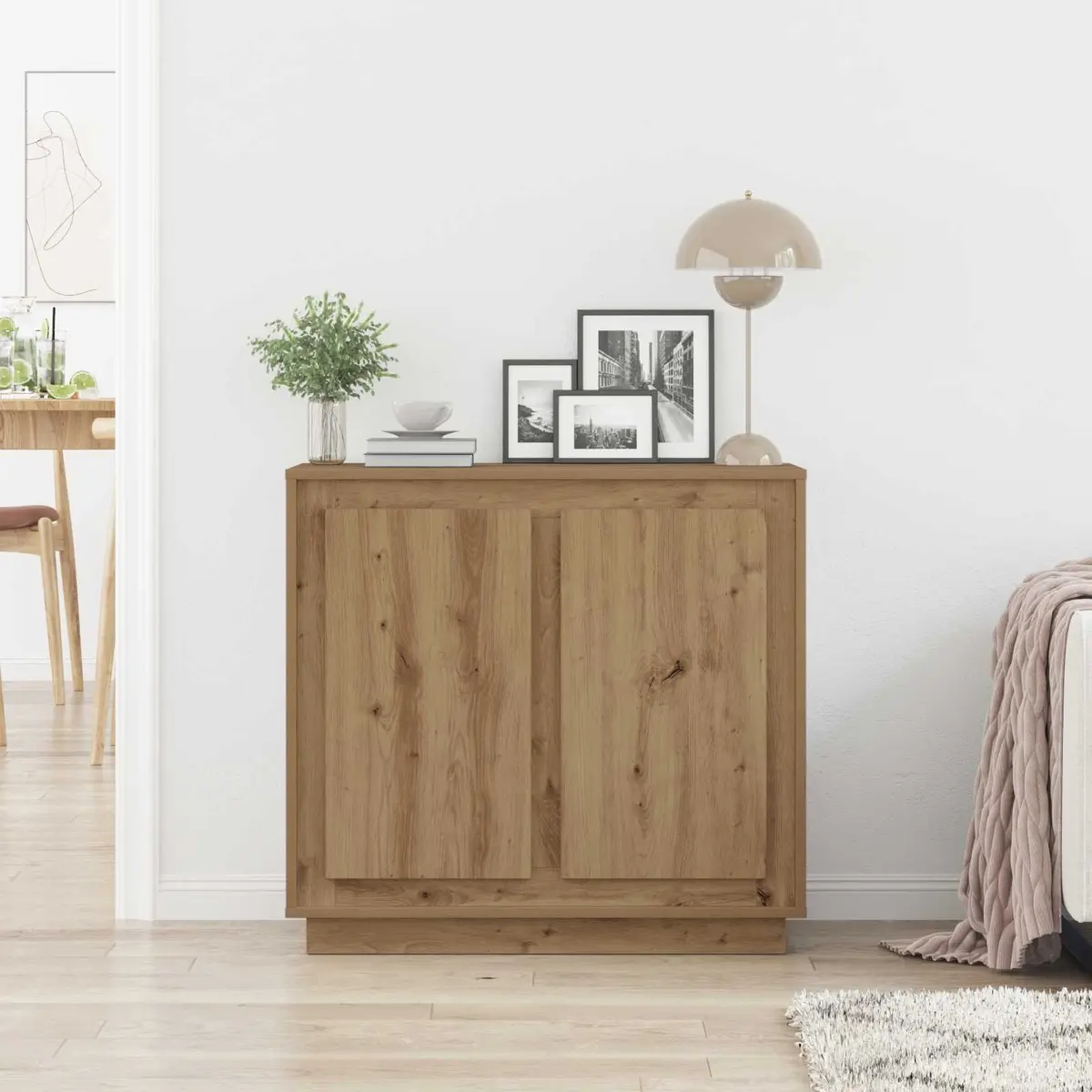 Brown Buffet Cabinet for Home Organization