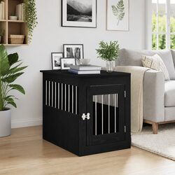 Functional Dog Crate Furniture End Table for Home Use