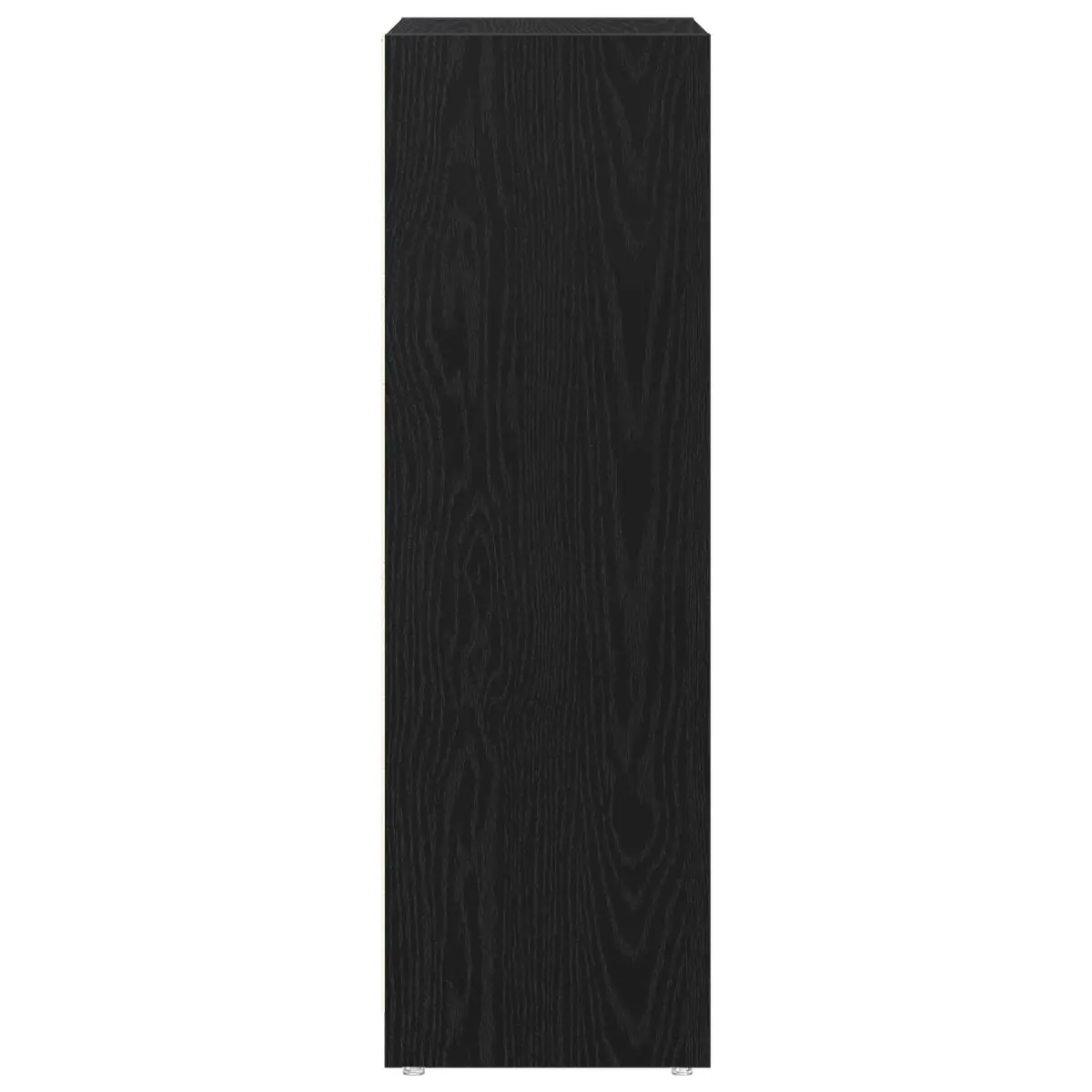 Bathroom Cabinet Engineered Wood 30 x 30 x 95 cm Black Oak Modern Storage Unit