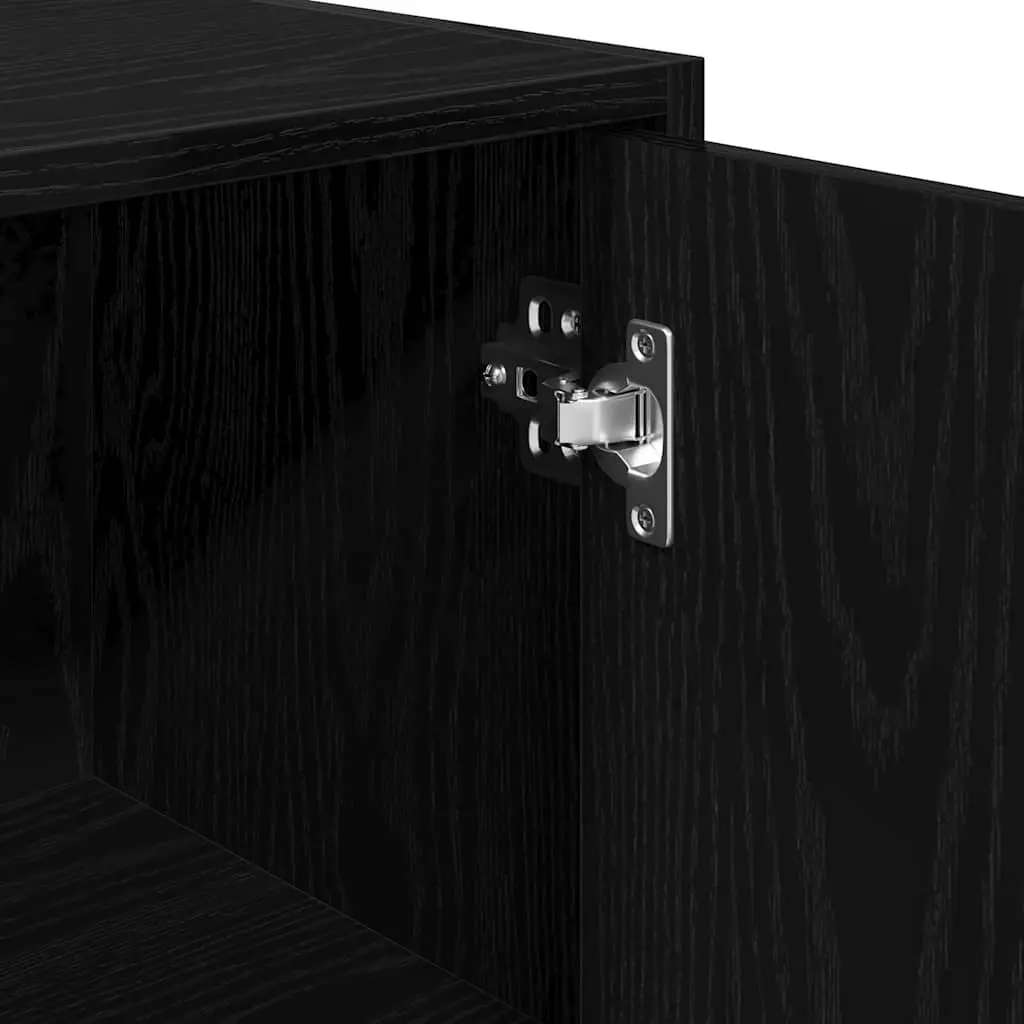 Black Oak Bathroom Vanity Cabinet 30x30x183.5cm