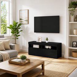 Practical TV Cabinet with LED Lights for Your Home