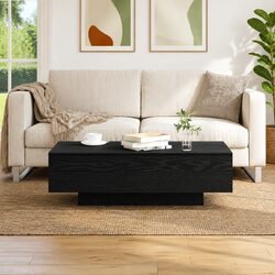 Practical Black Coffee Table for Everyday Living