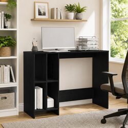 Versatile Black Oak Desk for Any Room
