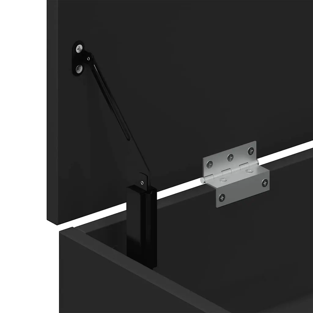 Shoe Bench Black Storage Organiser Seating Entryway Footwear Rack Cabinet
