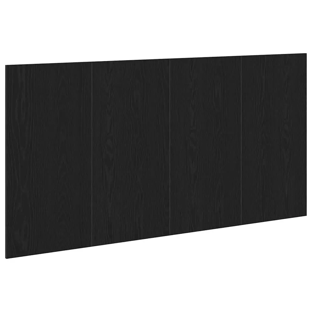 Wall-Mounted Headboard in Black Oak 160cm
