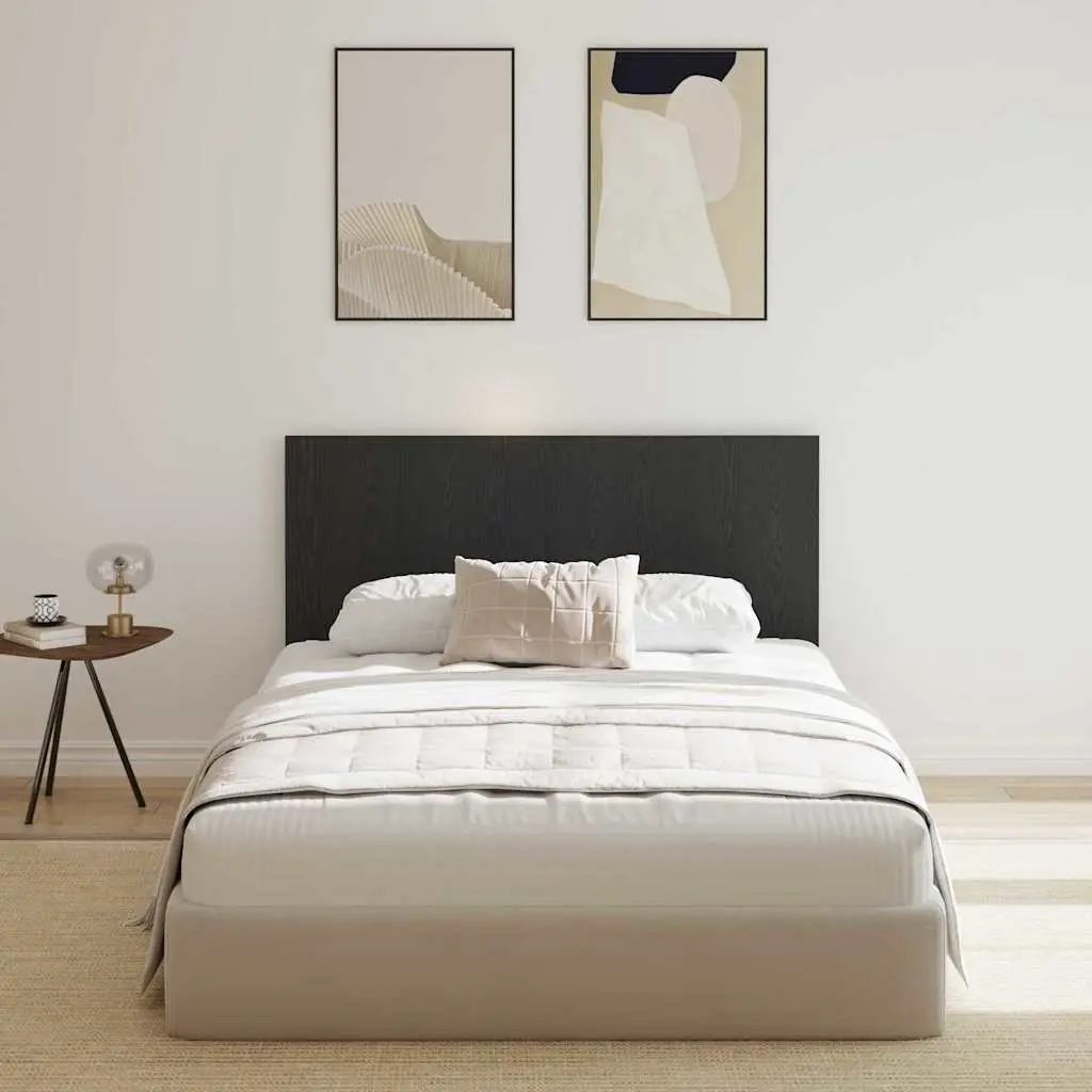 Wall-Mounted Headboard in Black Oak 160cm