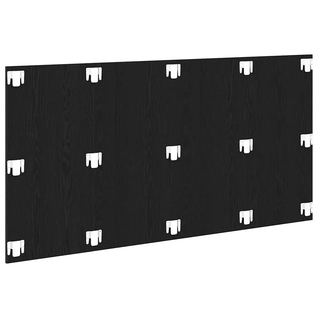 Wall-Mounted Headboard in Black Oak 160cm