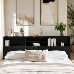Functional Wall-Mounted Headboard Cabinet for Your Home