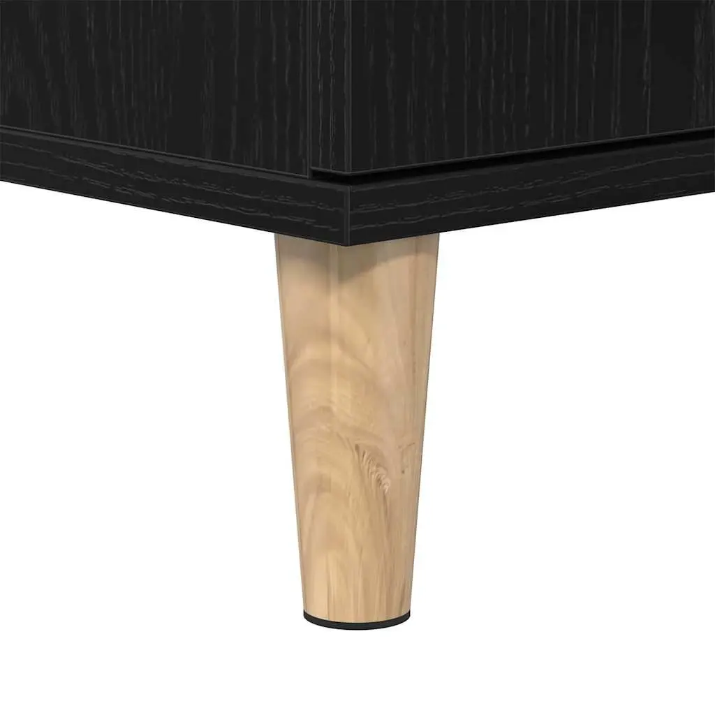 Bathroom Storage Cabinet Engineered Wood Tall 30x30x190cm Black Oak