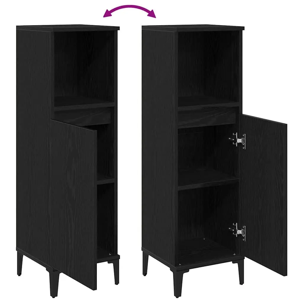 Black Bathroom Cabinet for Space-Saving Solutions