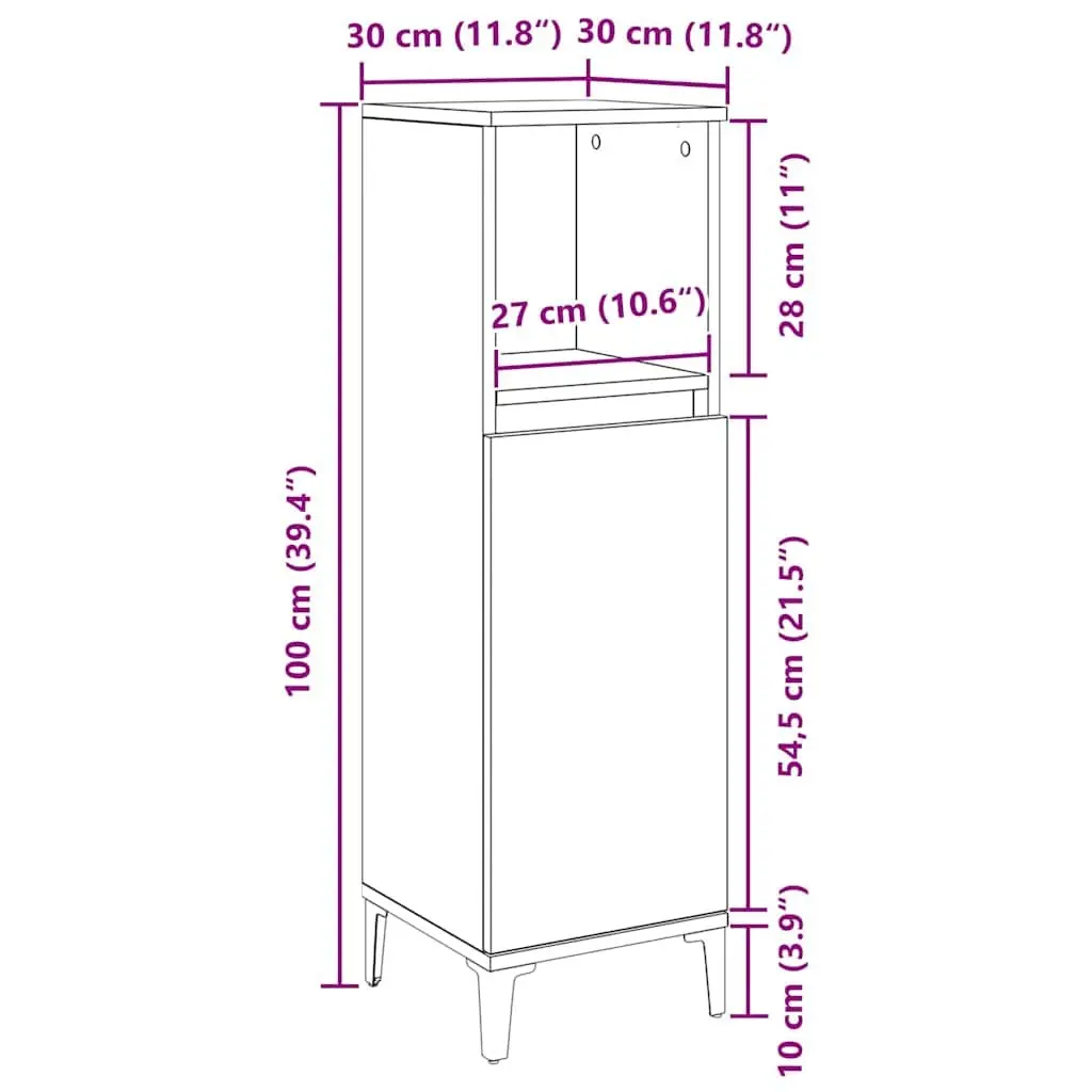 Black Bathroom Cabinet for Space-Saving Solutions