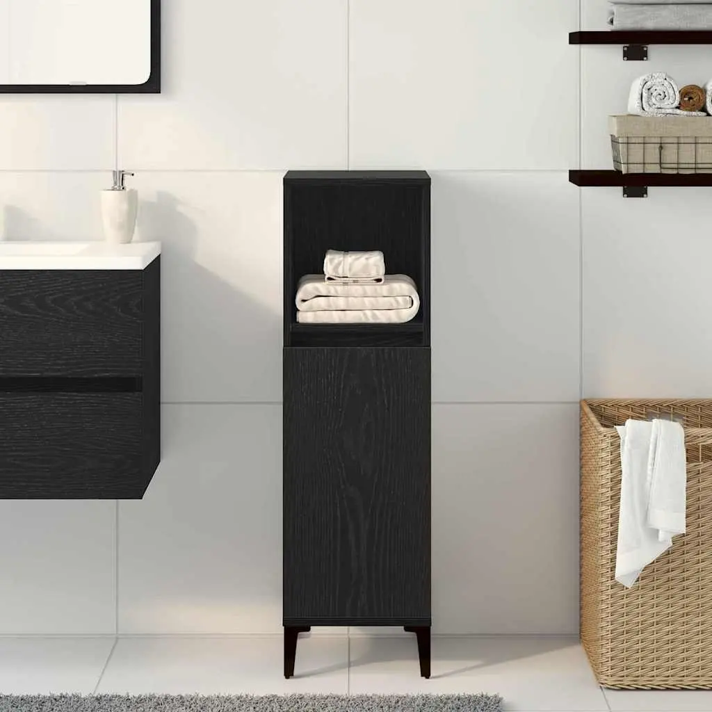 Black Bathroom Cabinet for Space-Saving Solutions
