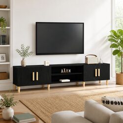 Practical TV Cabinet for Media and Accessories Storage